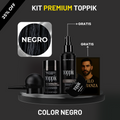 🎁 Kit Premium Toppik + Cobertura Total: Barba, Entradas y Canas en 30 Segundos