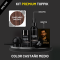 🎁 Kit Premium Toppik + Cobertura Total: Barba, Entradas y Canas en 30 Segundos